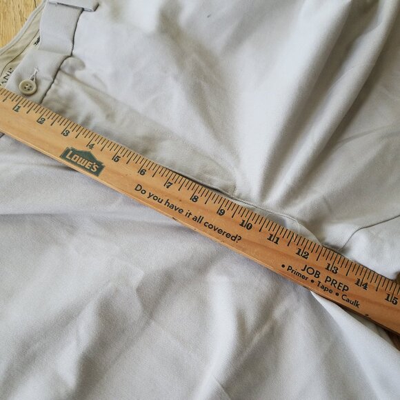 Savane Tailored Comfort Mens Chinos Expandable Waist - Size 42x30 - Picture 4 of 7